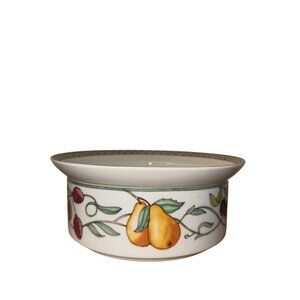 Dansk Umbria Fruits Dinnerware Round Serving Bowl Portugal